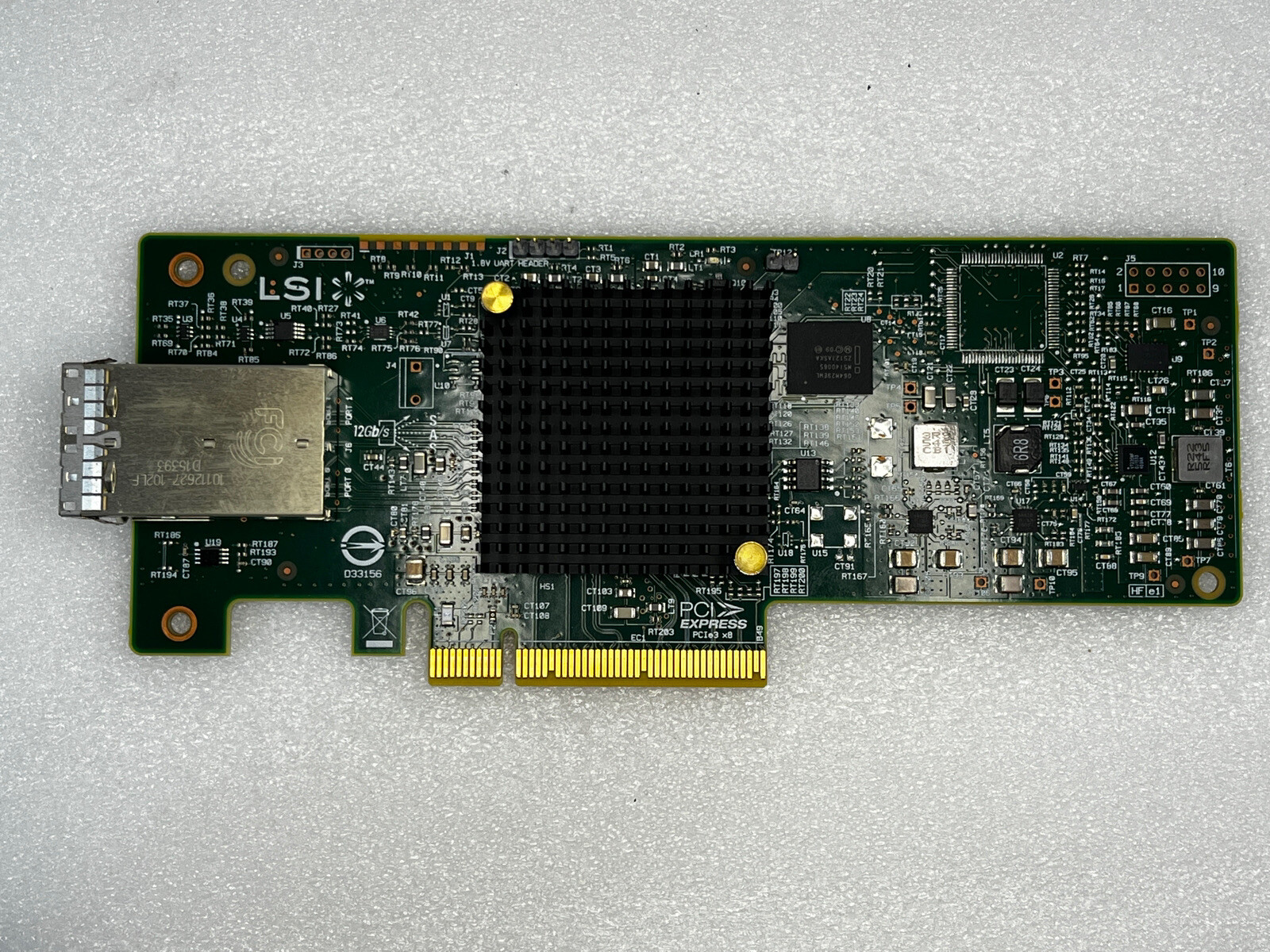 Intel RS3GC008 SATA / SAS HBA Controller Card 12Gb PCIe x8 3.0 SFF LSI