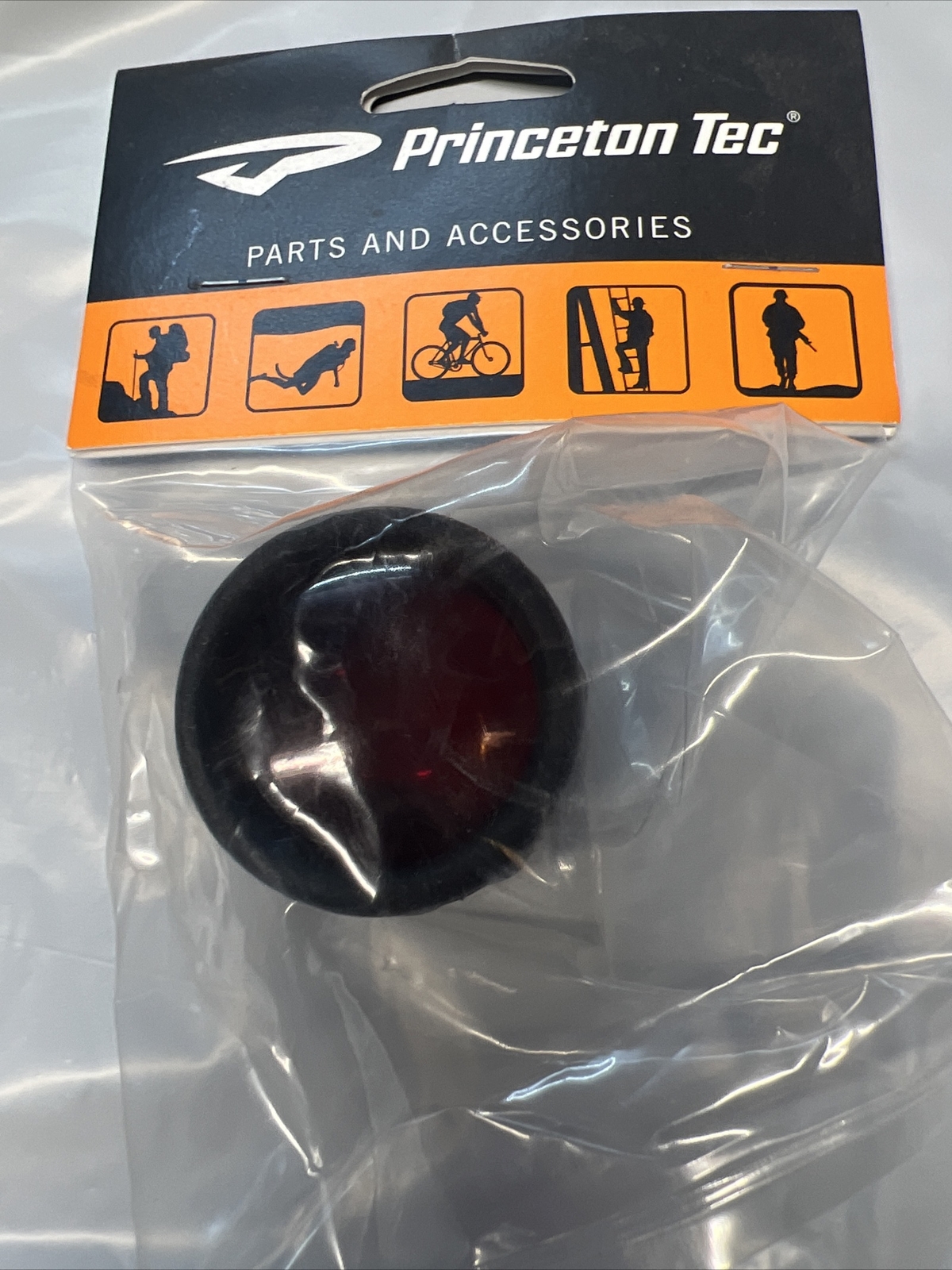 NEW Princeton Tec Red Lens Cover TEC-401-RD