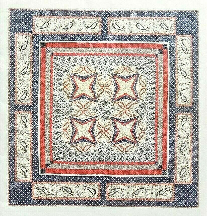Paisley Quilt Pattern 54" x 54" Design by Karon Trybom Kreative Threads #115
