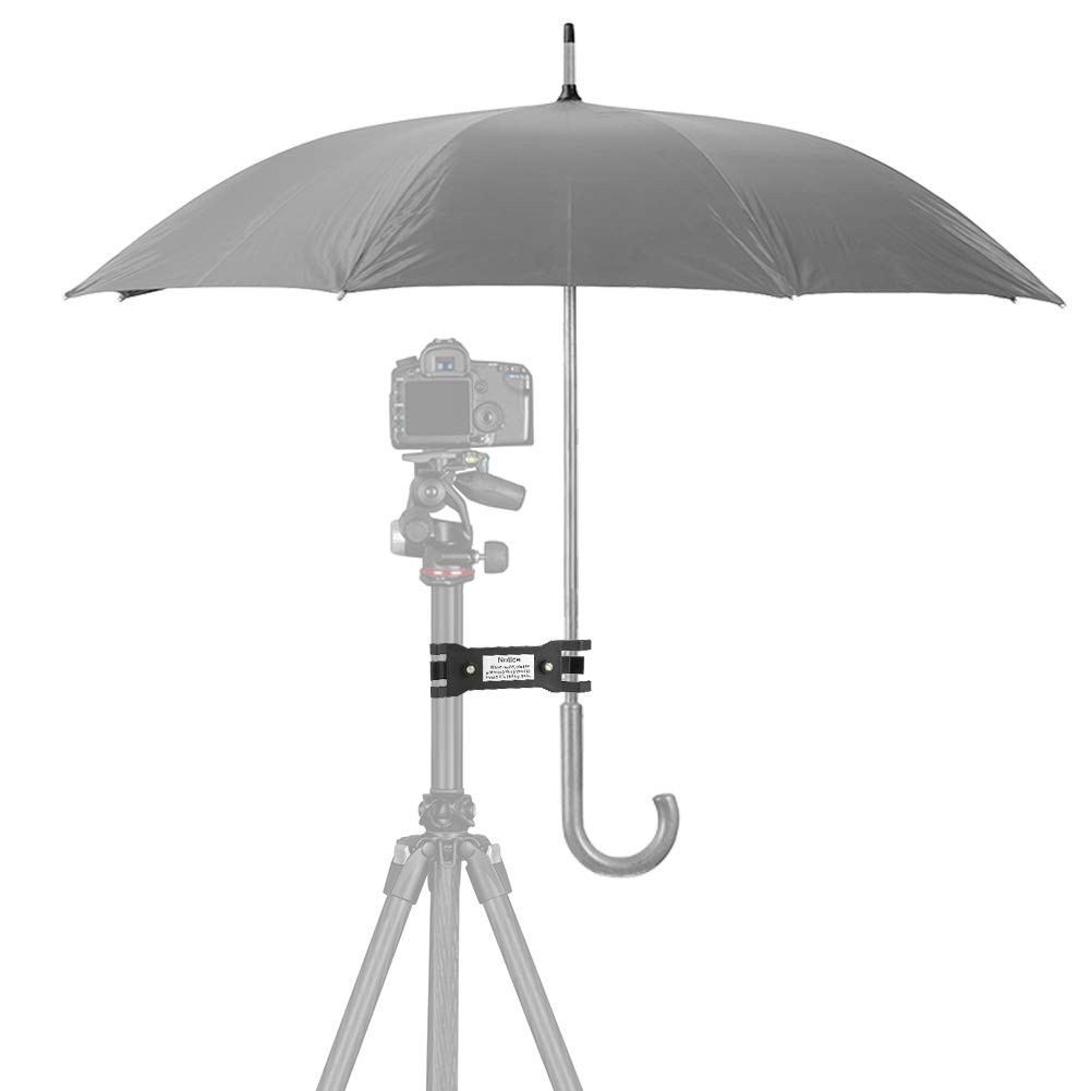 Outdoor Camera Tripod Umbrella Holder Clip Clamp Bracket Stand Photography Ac...