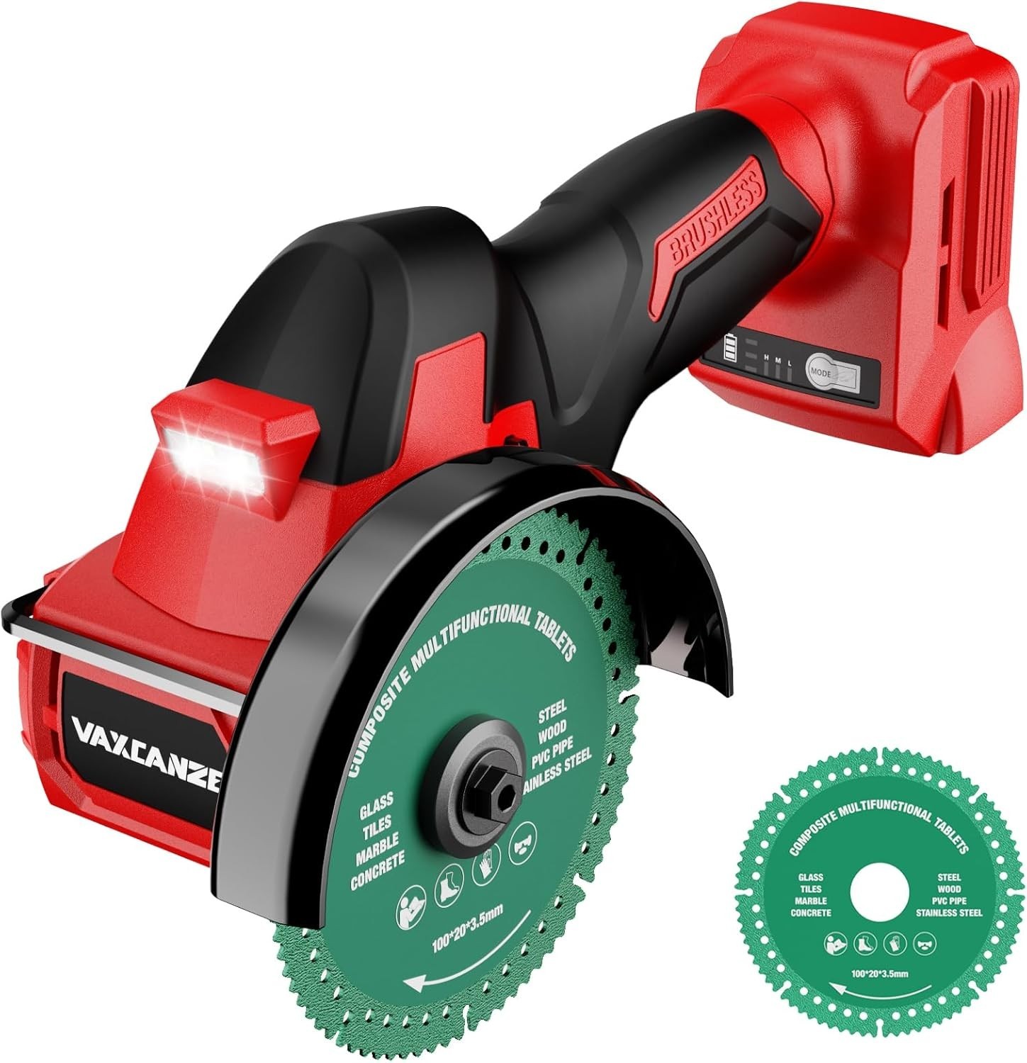 Cordless Cut off Tool Compatible with Milwaukee 18V Battery, 18,000 RPM Brushles