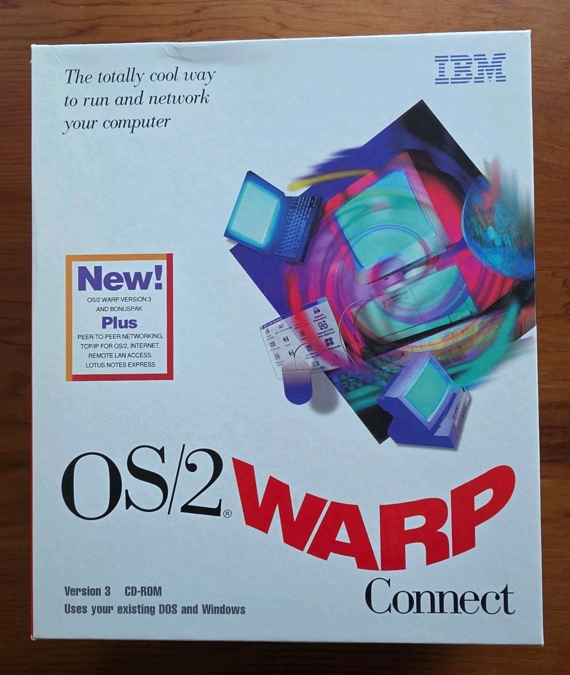 NO CD - IBM OS/2 Warp Connect Version 3 3.5" Disk Vintage Computer Software