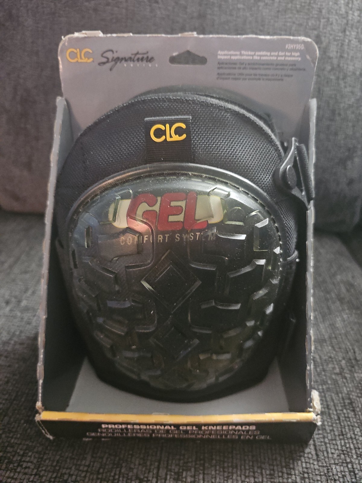 CLC Professional Knee Pads Gel Comfort System Adjustable Strap