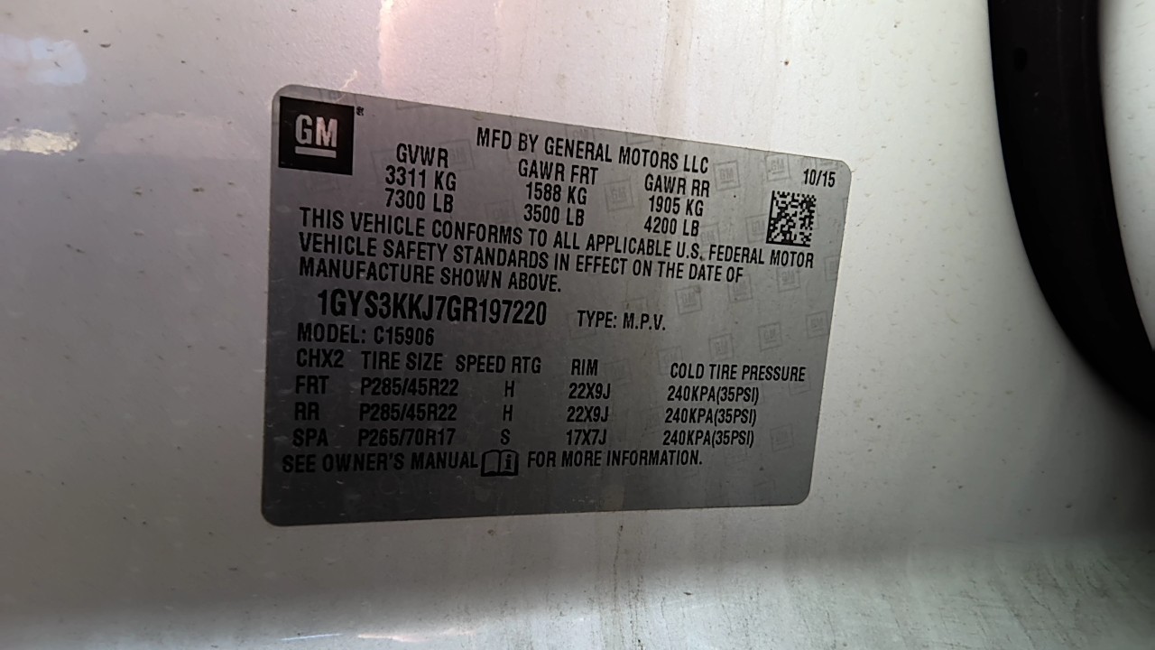Used Collision Avoidance Control Module fits: 2016 Cadillac Escalade esv Driver