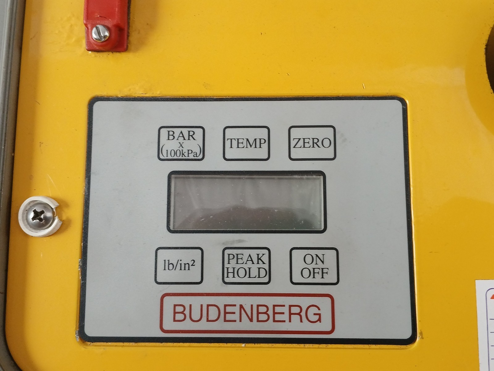Budenberg E400 Digital Pneumatic Pressure Calibrator Kit 100 KPA (Incomplete)