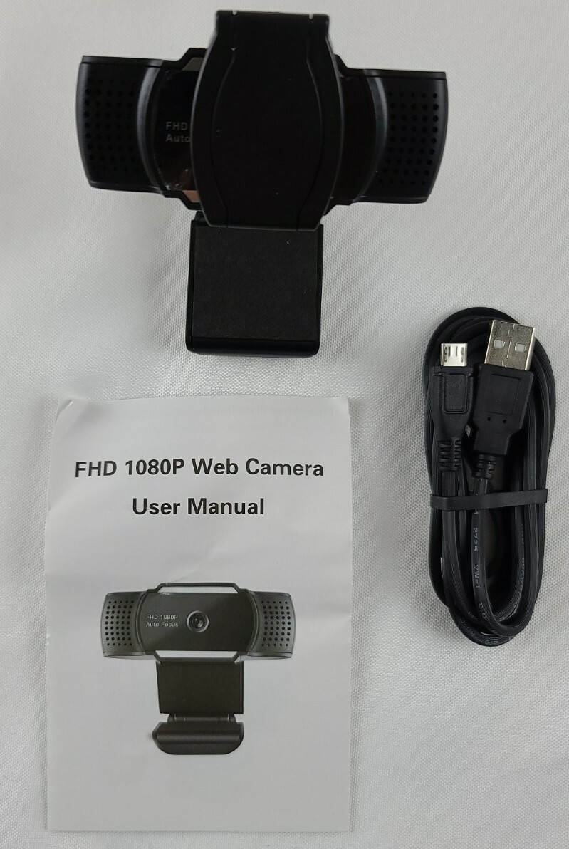 Webcam 1080P with Microphone Fogeek Full HD Autofocus Web Camera