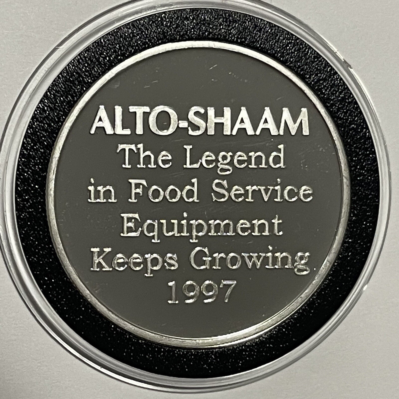 Alto-Shaam Legend in Food Service Rare Coin 1 Troy Oz .999 Fine Silver Round
