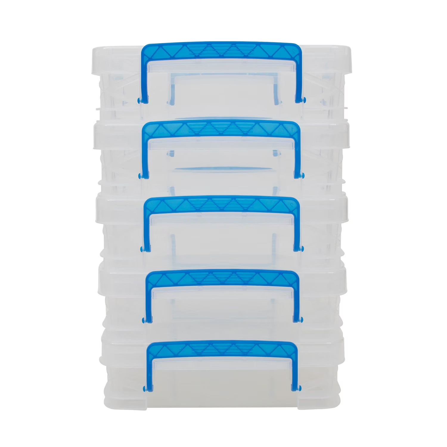 Super Stacker, Document Boxes, Clear, 5 Pack