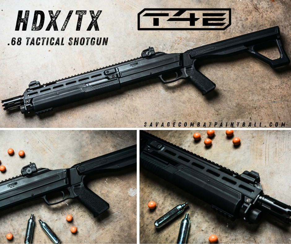 Umarex T4E HDX / TX Shotgun 68 Cal Paintball Marker - Black (2292141)