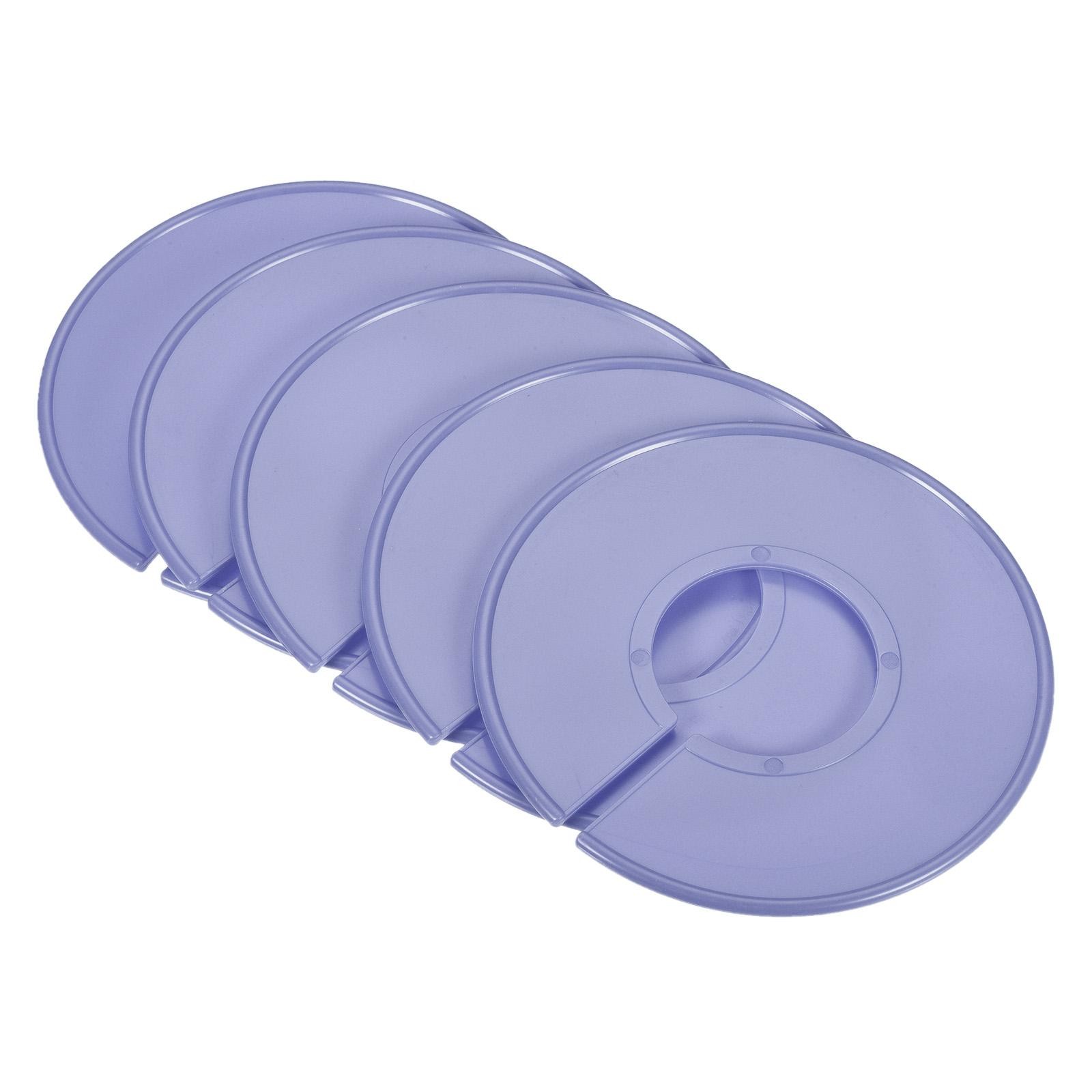 20 Pcs Clothes Dividers Blank Round Clothing Wardrobe Size Separators, Gray