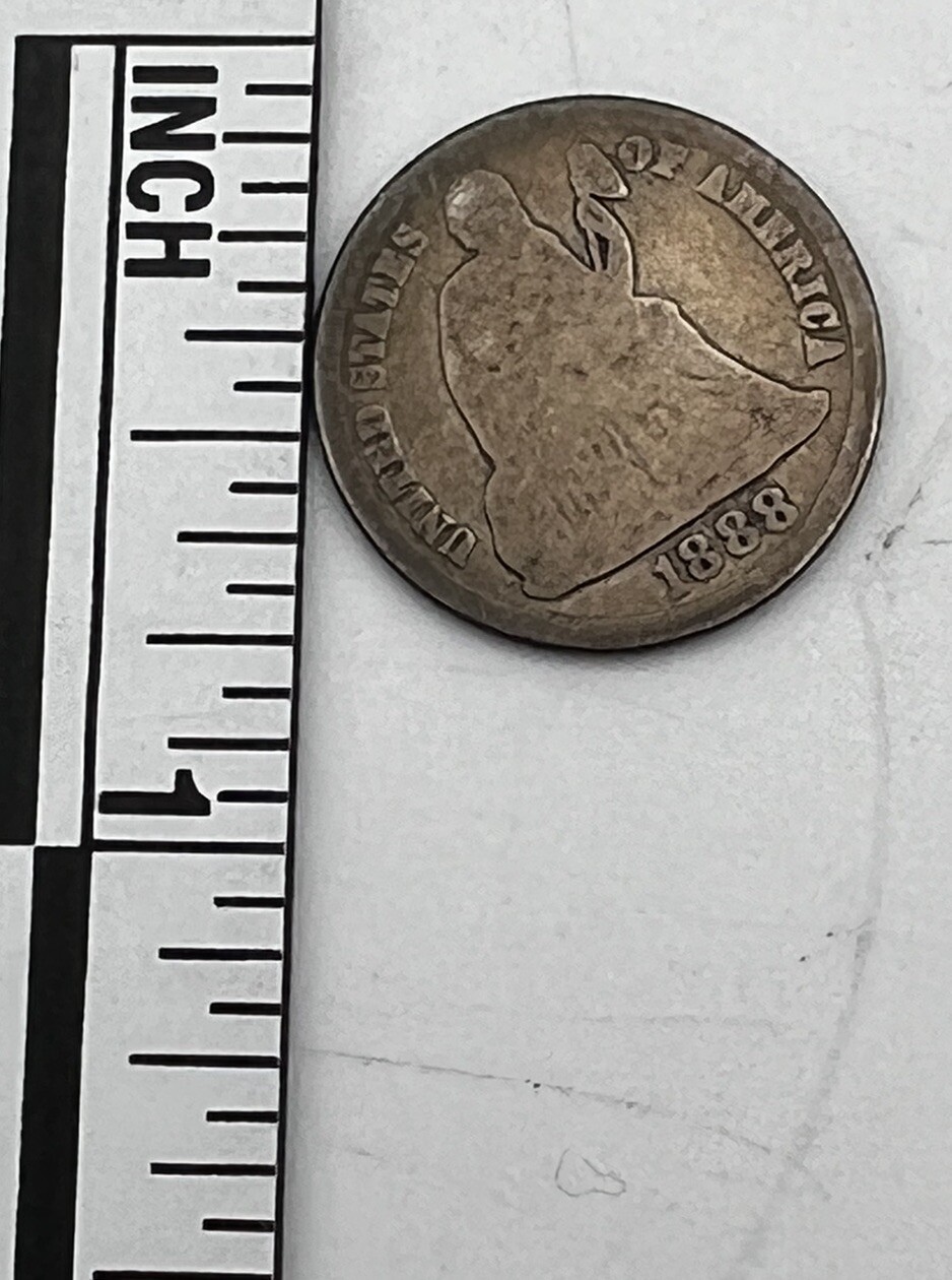 1888 Seated Liberty Dime