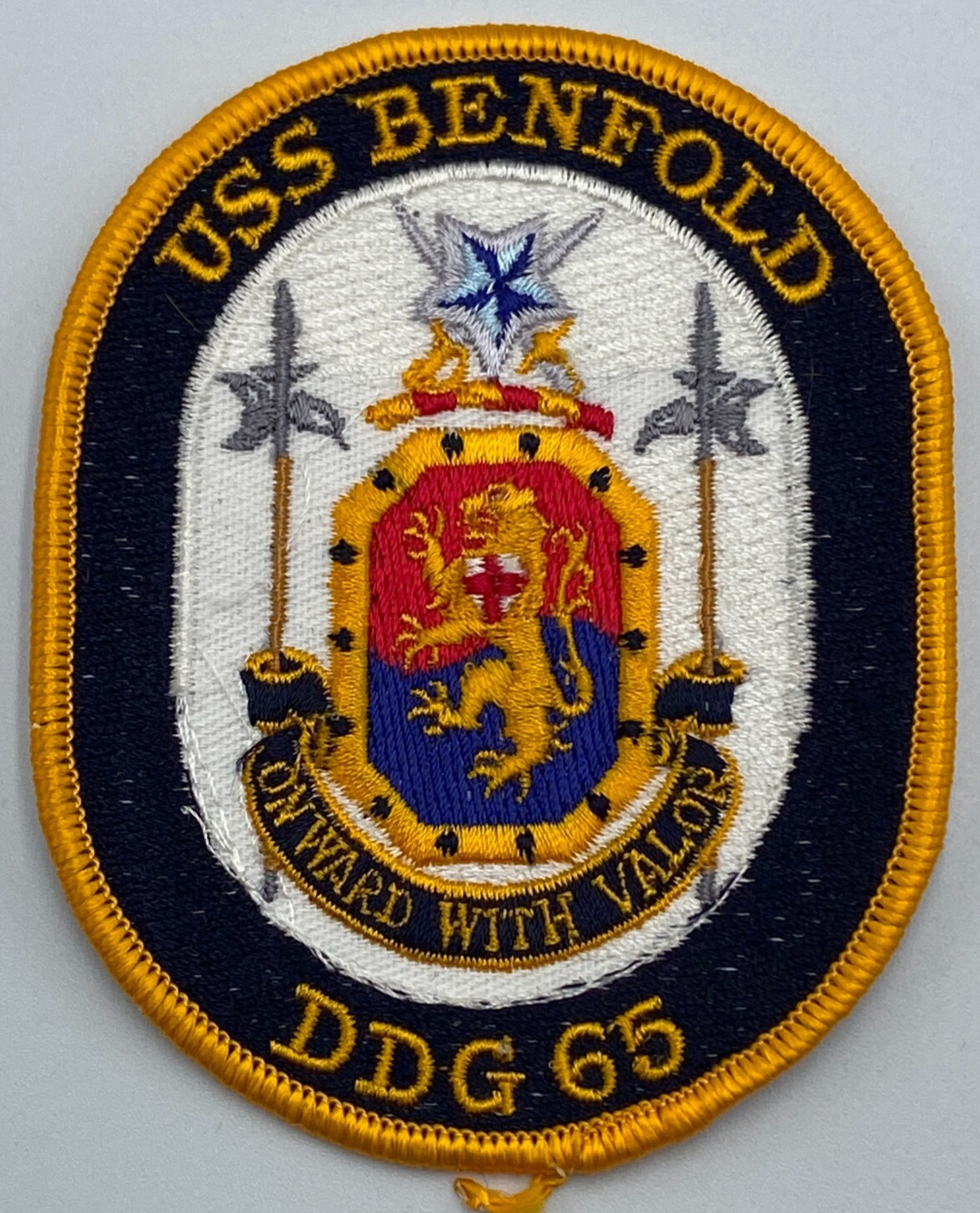 USS Benfold DDG 65 Onward With Valor 3 inch