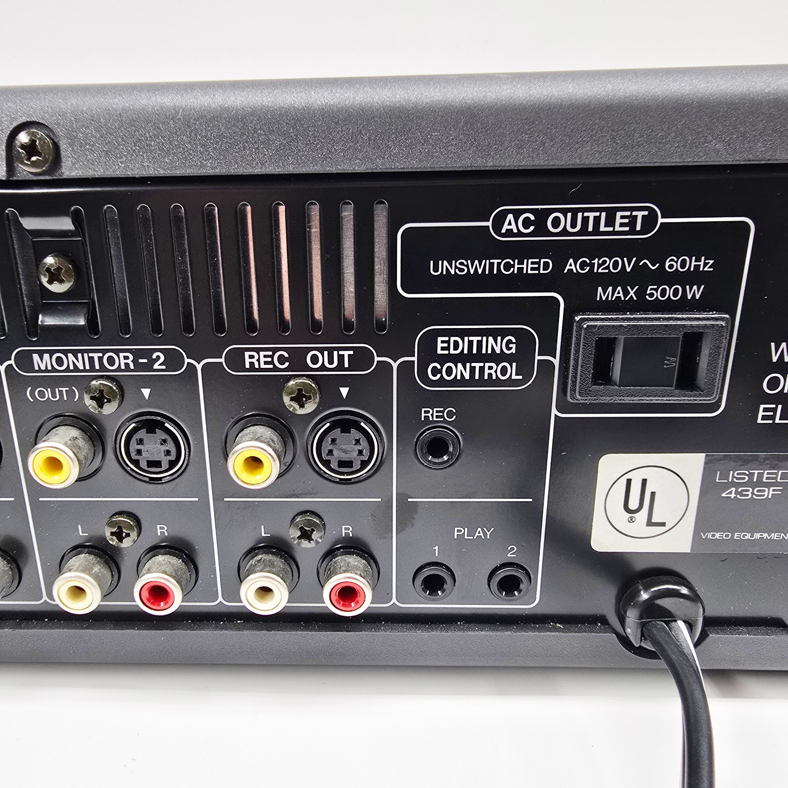 JVC JX-SV55 Video Editing Processor w/ Manual Works