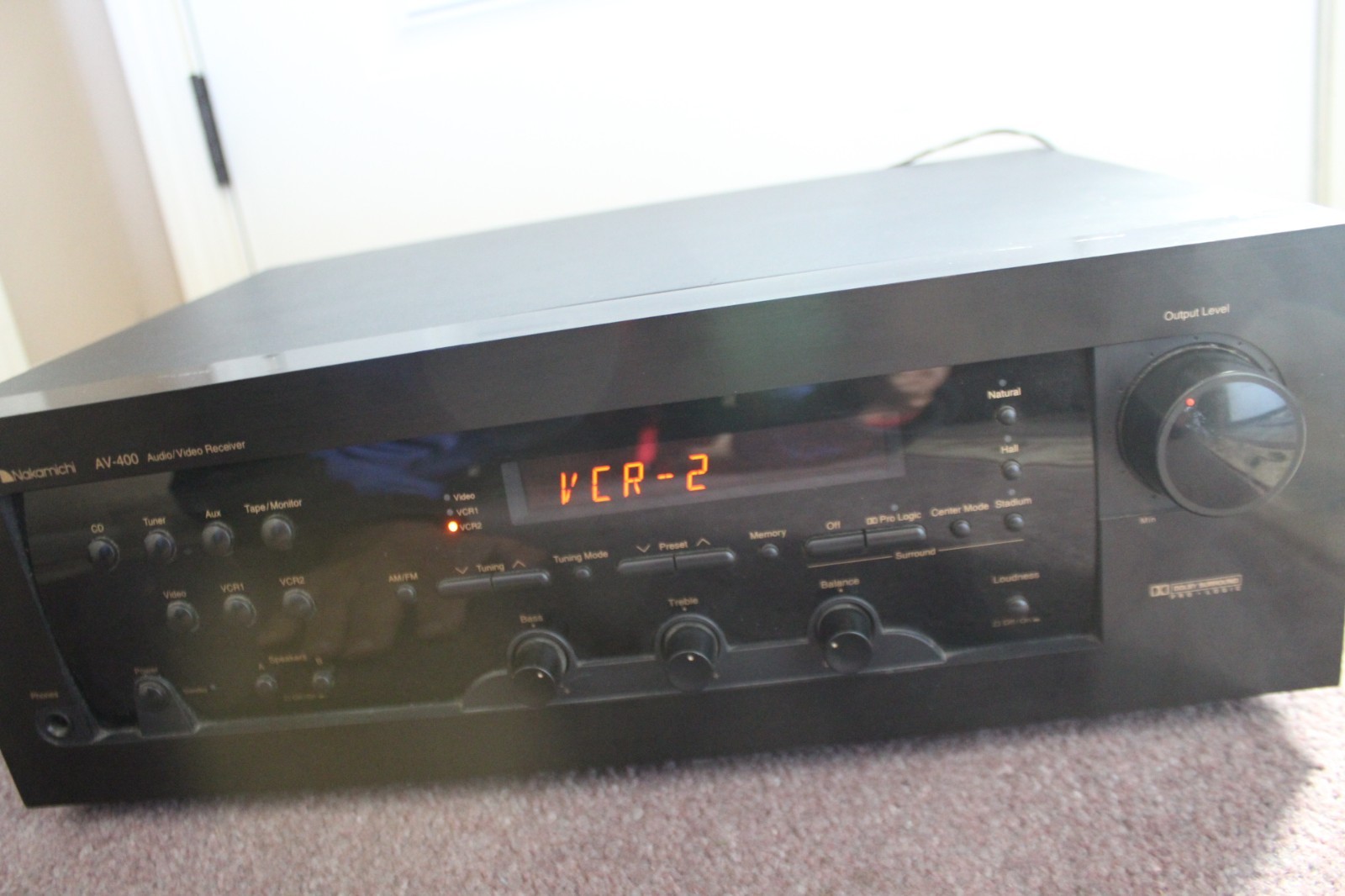 NAKAMICHI AV-400 STEREO A/V RECEIVER WORKING