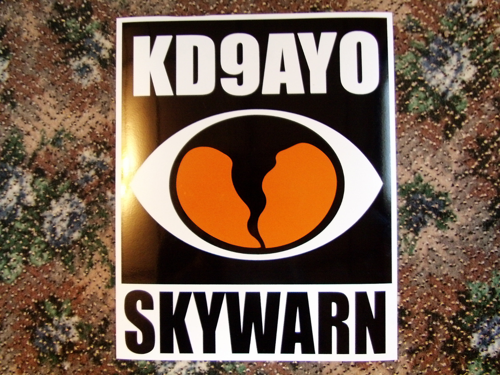 Large SKYWARN Magnetic Custom Callsign NWS Storm Spotter Sign ARES RACES ecom