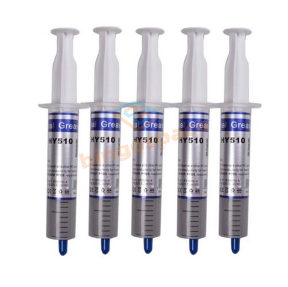 10PCS HY510 Grey Thermal Conductive Grease Paste For GPU CPU Chipset Cooling 30g