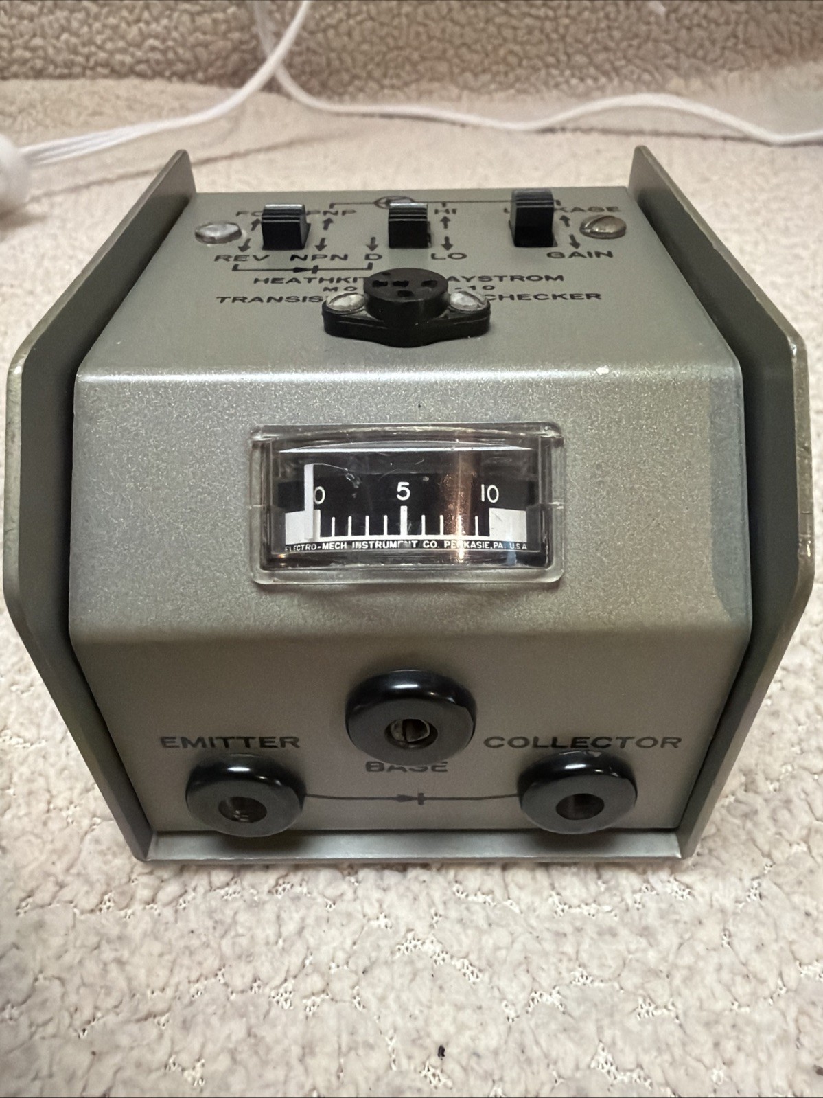 Heathkit Daystrom Model IT-10 Transistor-Diode Checker Untested
