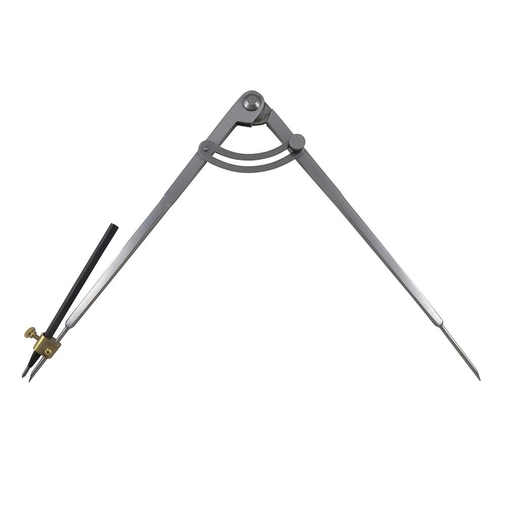Taytools Firm Joint Dividers with Pencil Attachment with Quadrant Locking Mechan