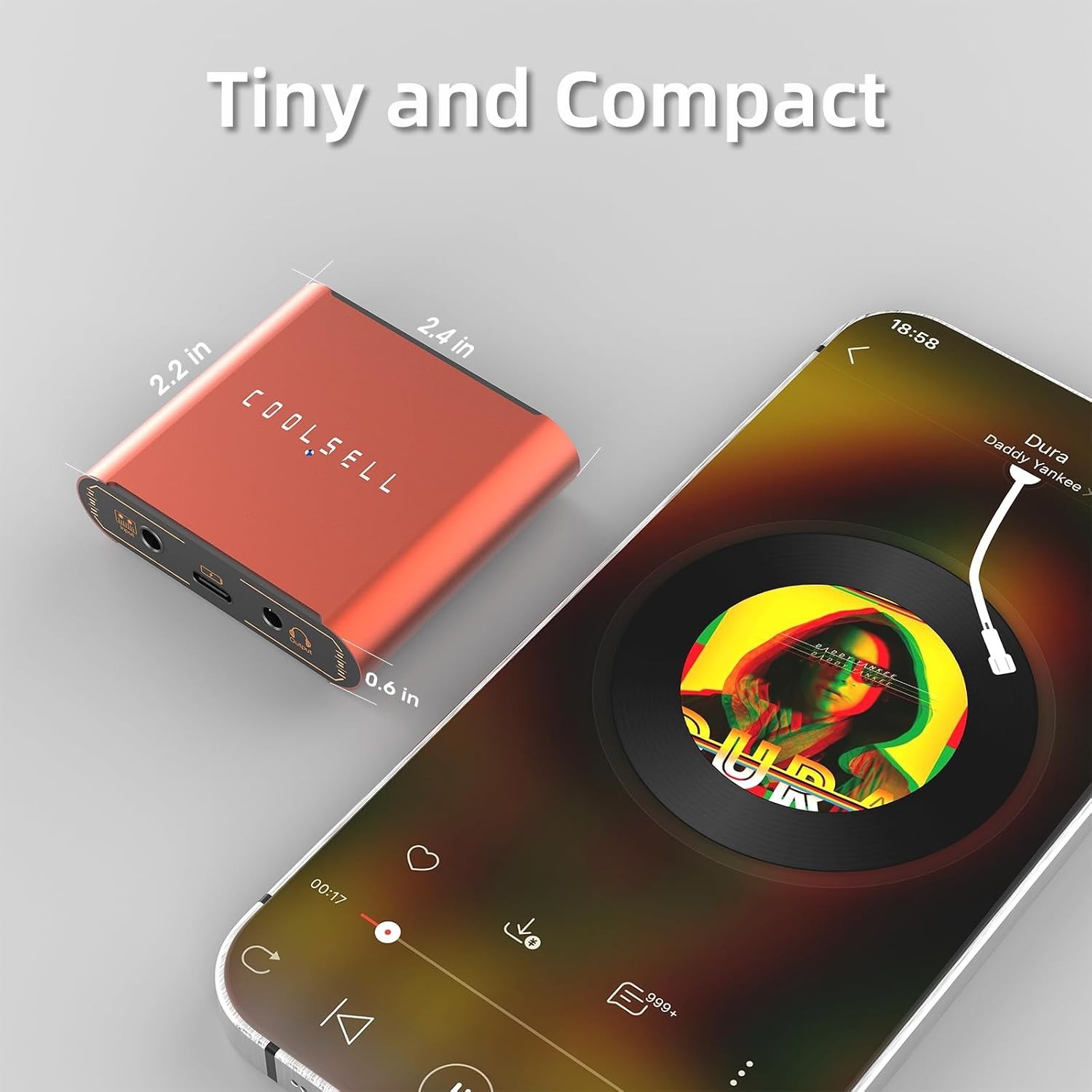 192kHz/24bit Audio Interface, Portable USB and iPhone Guitar Interfa