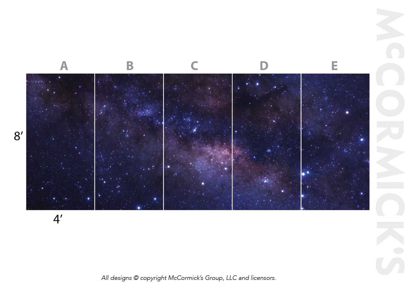 Galaxy Design Backdrop Sleeves