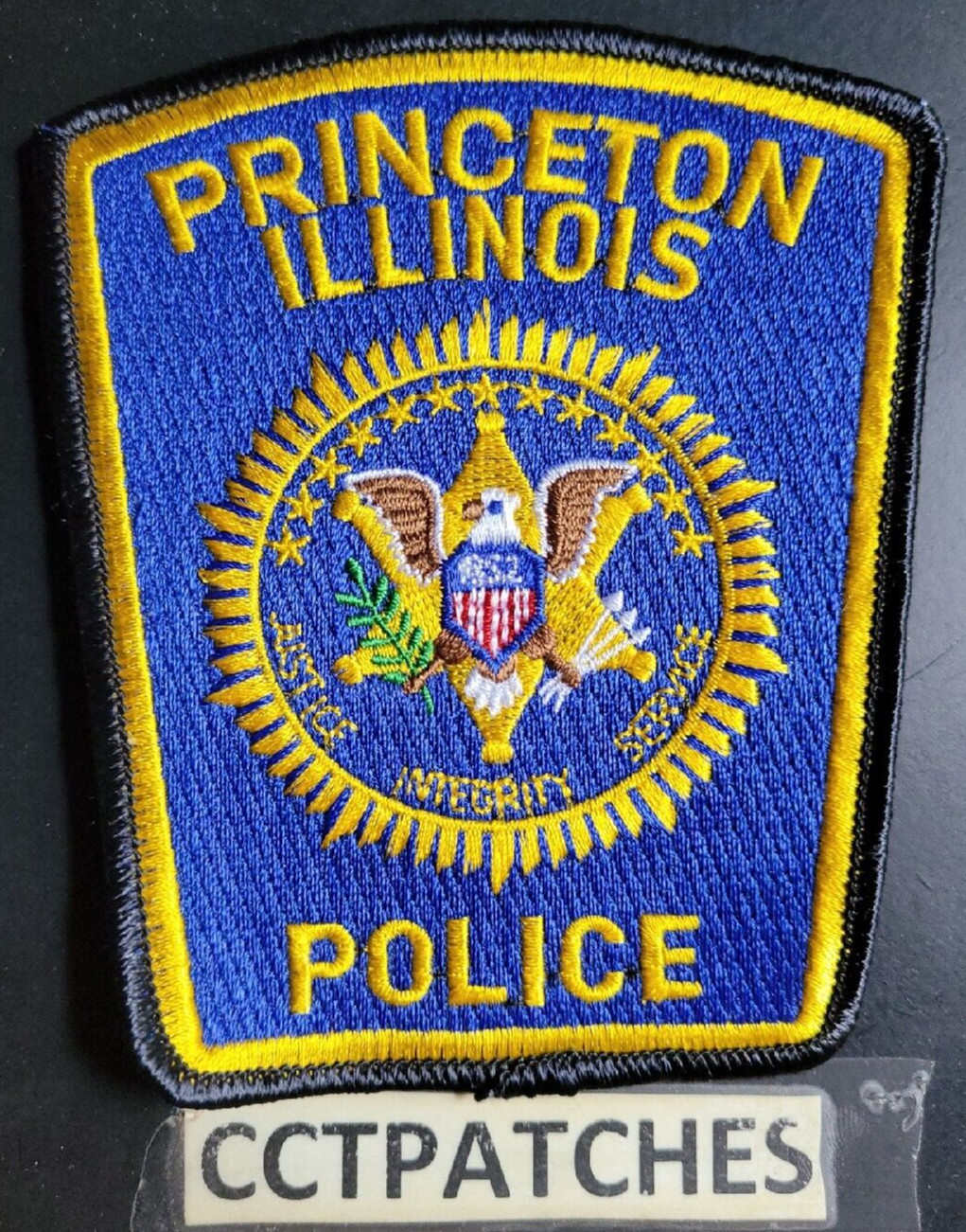 PRINCETON, ILLINOIS POLICE SHOULDER PATCH IL