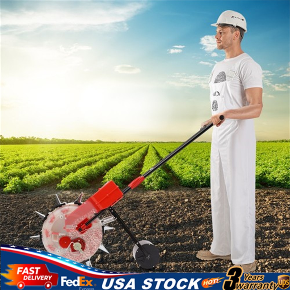 Manual Seeder Hand-held Seeding Machine Precision Garden Seed Planter Spreader