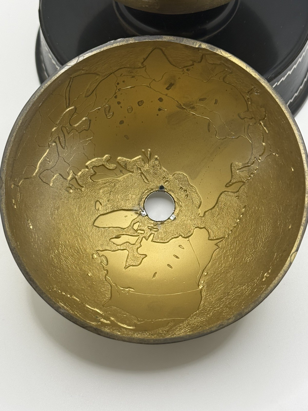 Vintage 6” Battery Powered Globe Pencil Sharpener Works Read Description