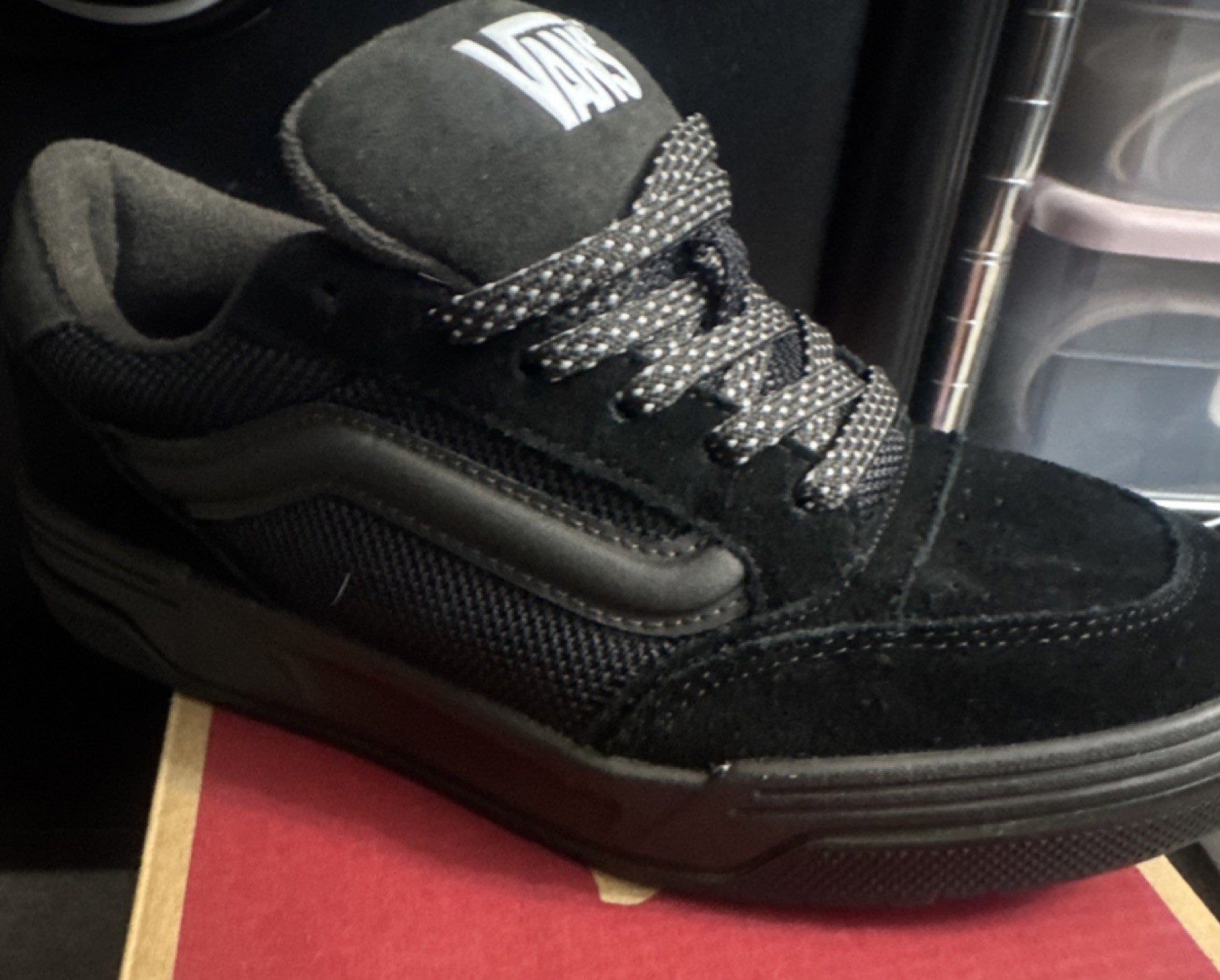 Vans Hylane Ballistic Black Skateboarding Shoes Men's Size 6.5