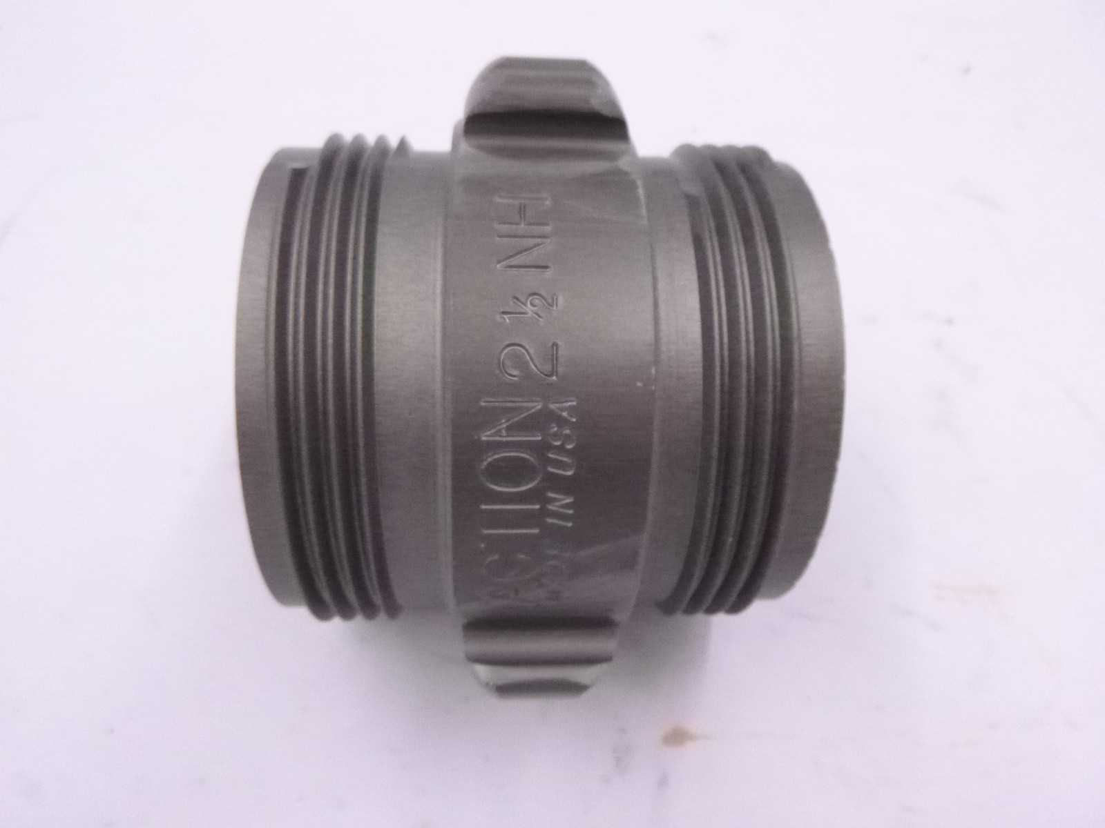 Action NH/NST 2-1/2" Double Male Fire Hose Adapter  36R2525