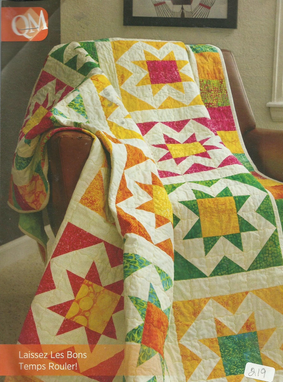 A0219 BOURBON STREET BASH  QUILT PATTERN/INSTRUCTIONS