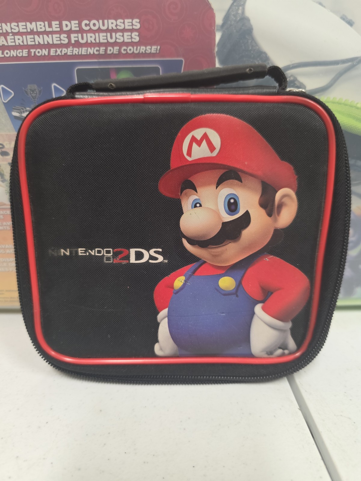 Nintendo 2DS 3DS DSi XL Super Mario Bros Carry Case Black Mario Rare Variant