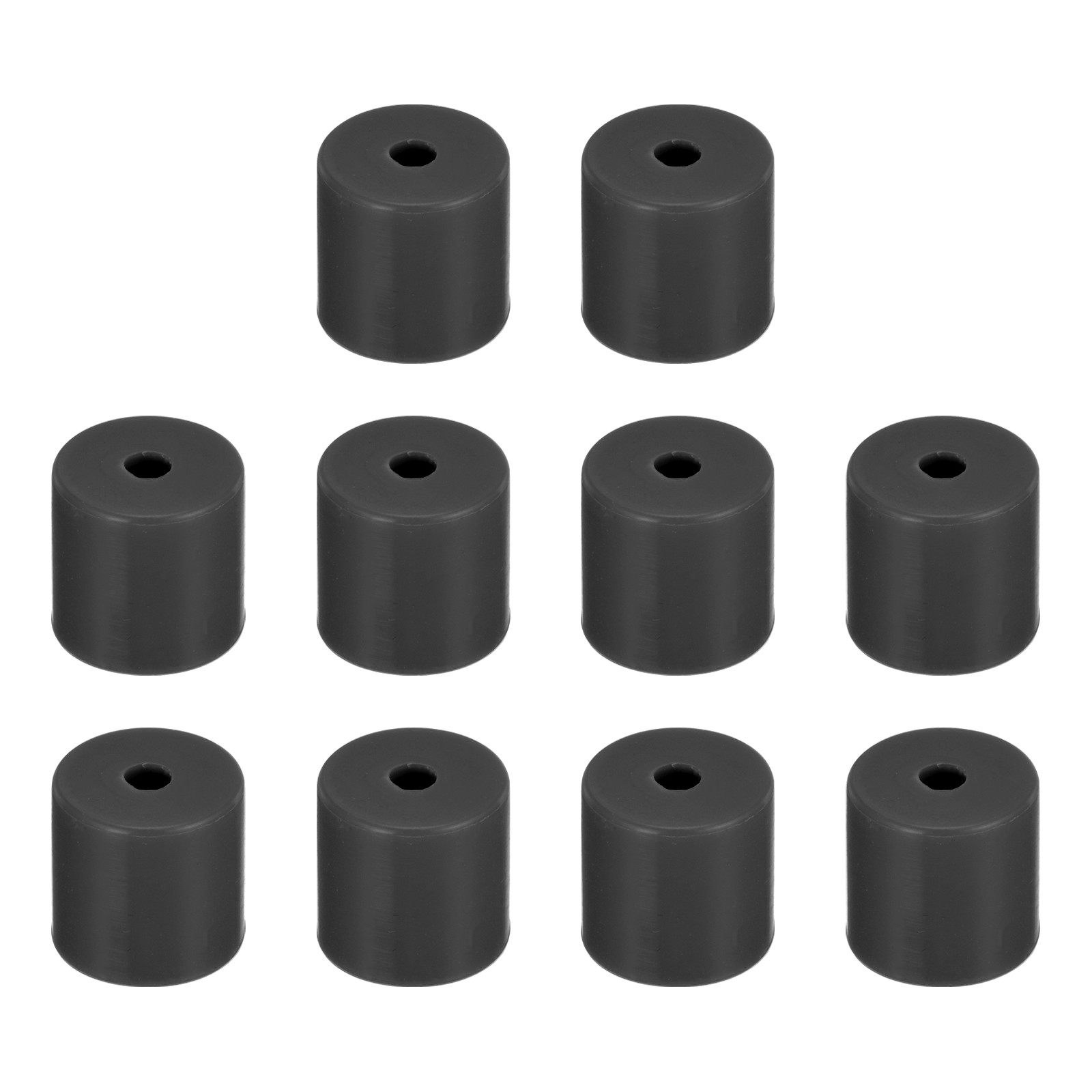 10Pcs Silicone Bed Mounts Leveling Column Silicone Buffer 16mm Black