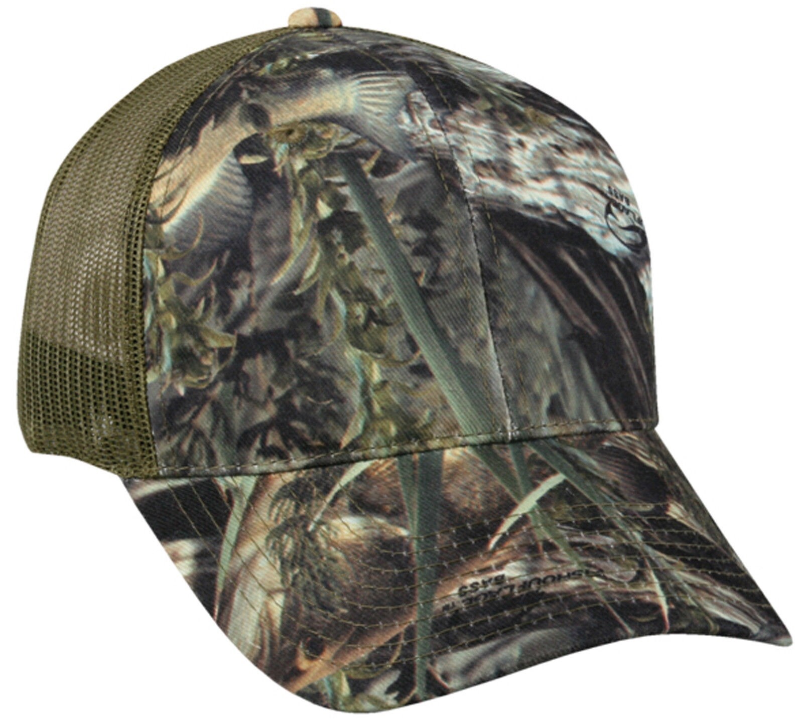 CAP - FISHOUFLAGE® BASS FISHING CAMO MESH BACK HAT ADULT FOF-200 BASS