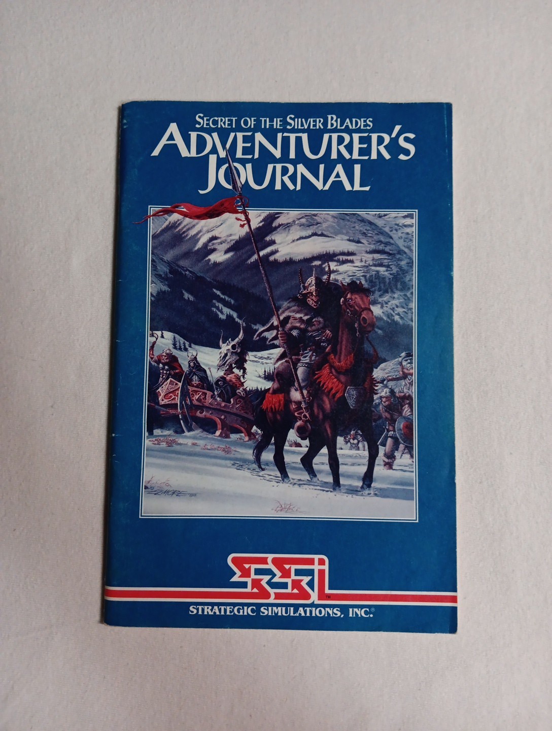 Advanced Dungeons & Dragons Secret of the Silver Blades Adventurer's Journal SSI