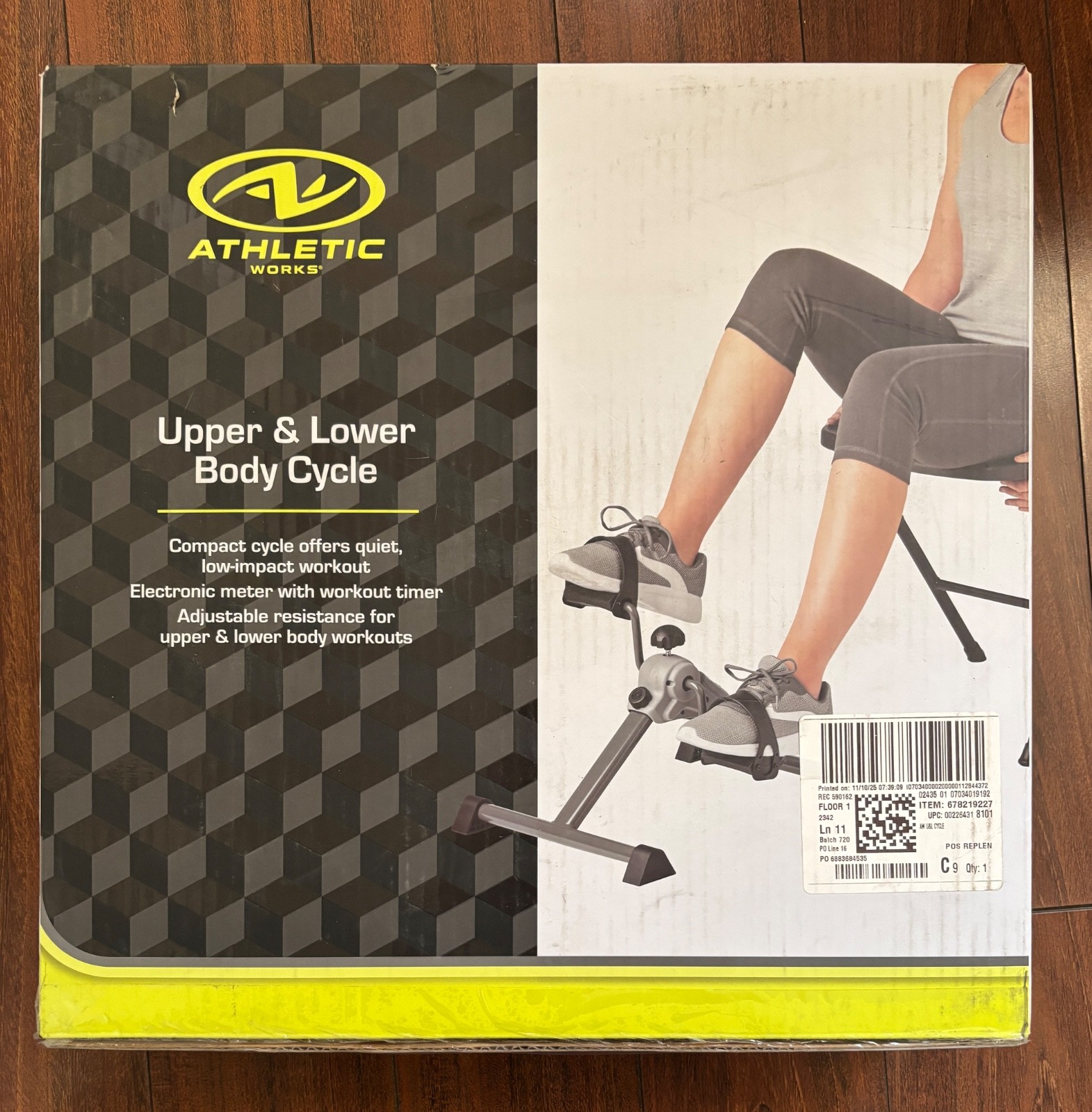 Athletic Works Upper & Lower Body Cycle exercise arm leg - New in Box Unused