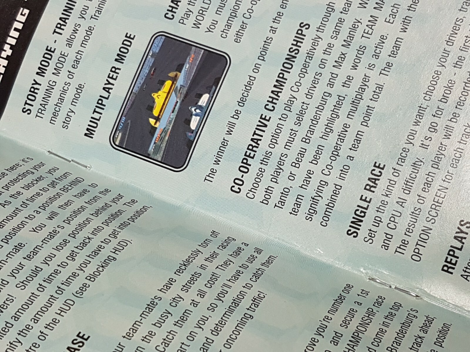 Driven Authentic Nintendo GameCube Manual Only