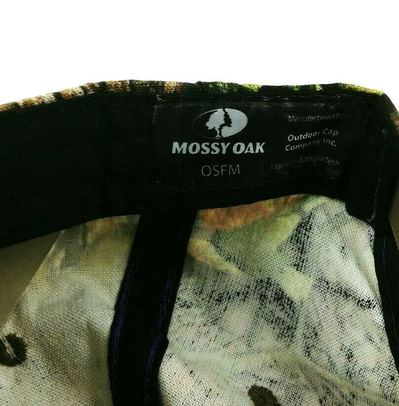 MOSSY OAK Womens Camo Purple Logo Hat Cap Hunting Snapback NWT