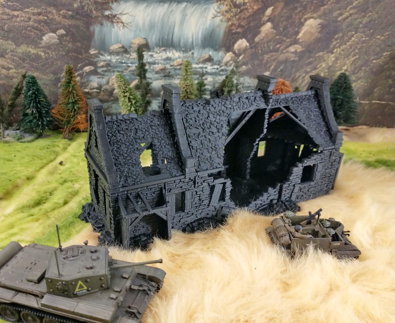 Grimdale Moore's Residence 28mm Ruined Village Terrain D&D Warhammer Mordheim