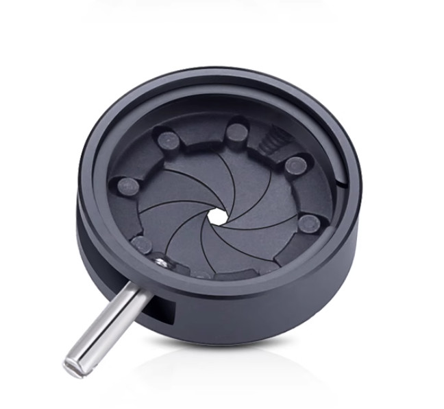 0.8-8mm Aperture Module Integrated Adjustable Iris Diaphragm Manual Condenser
