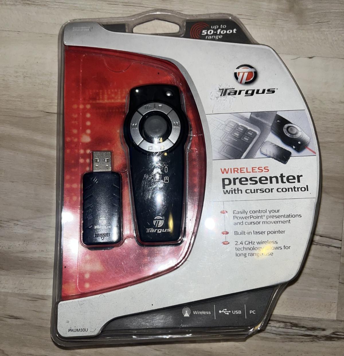 Targus Wireless Presenter With Cursor Control And Laser Pointer Brand New