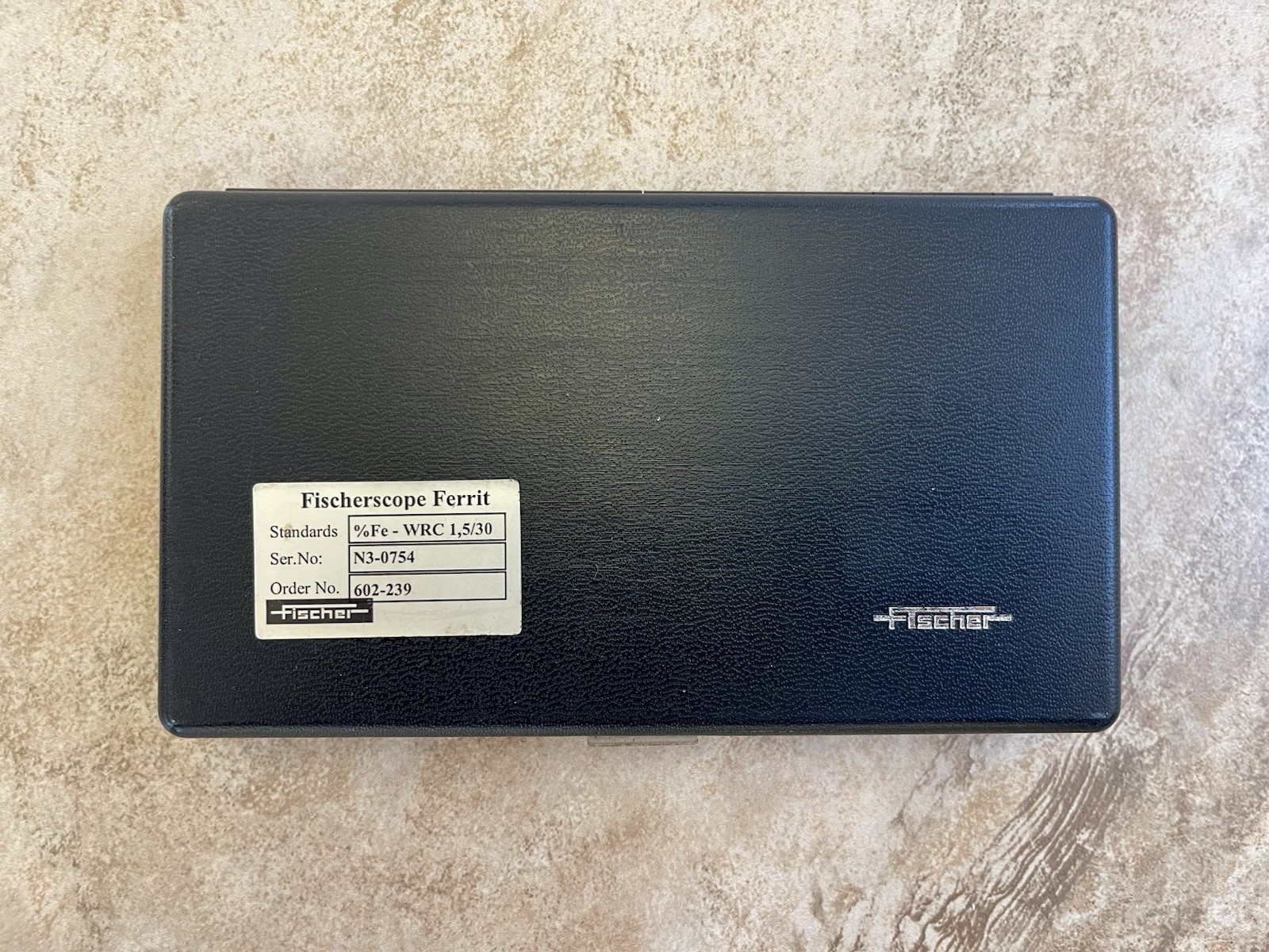 Fischer Fischerscope Calibration Standard Set 602-239 Ferrite FN Standard w/Case