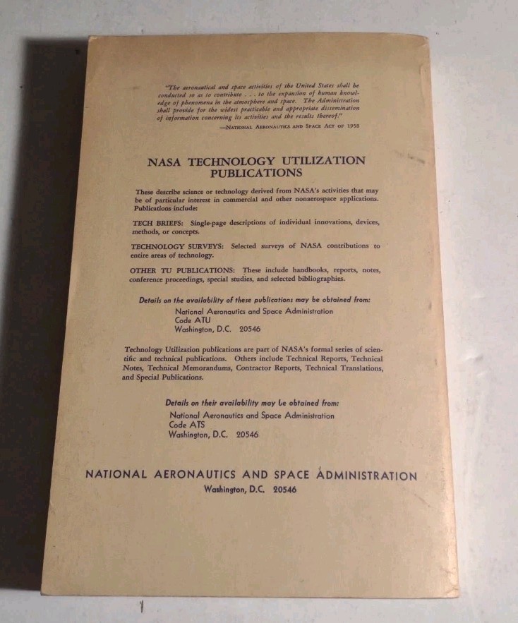 NASA MAGNETIC TAPE RECORDING Technology Survey Utilization Division Manual Book.