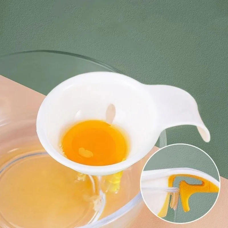 Plastic Egg Yolk Separator – Egg White Filter Kitchen Baking Tool