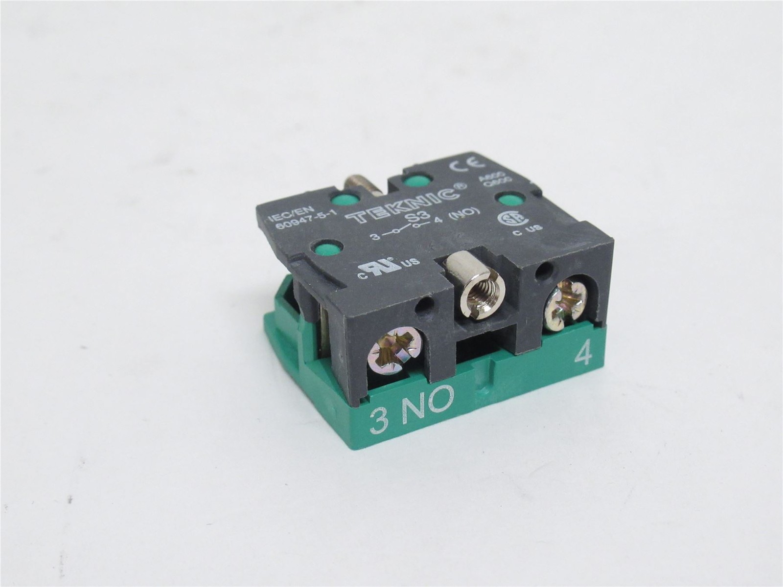 235257 New-No Box; Teknic S3 Aux Contactor; 1-NO; 10A; 600VAC