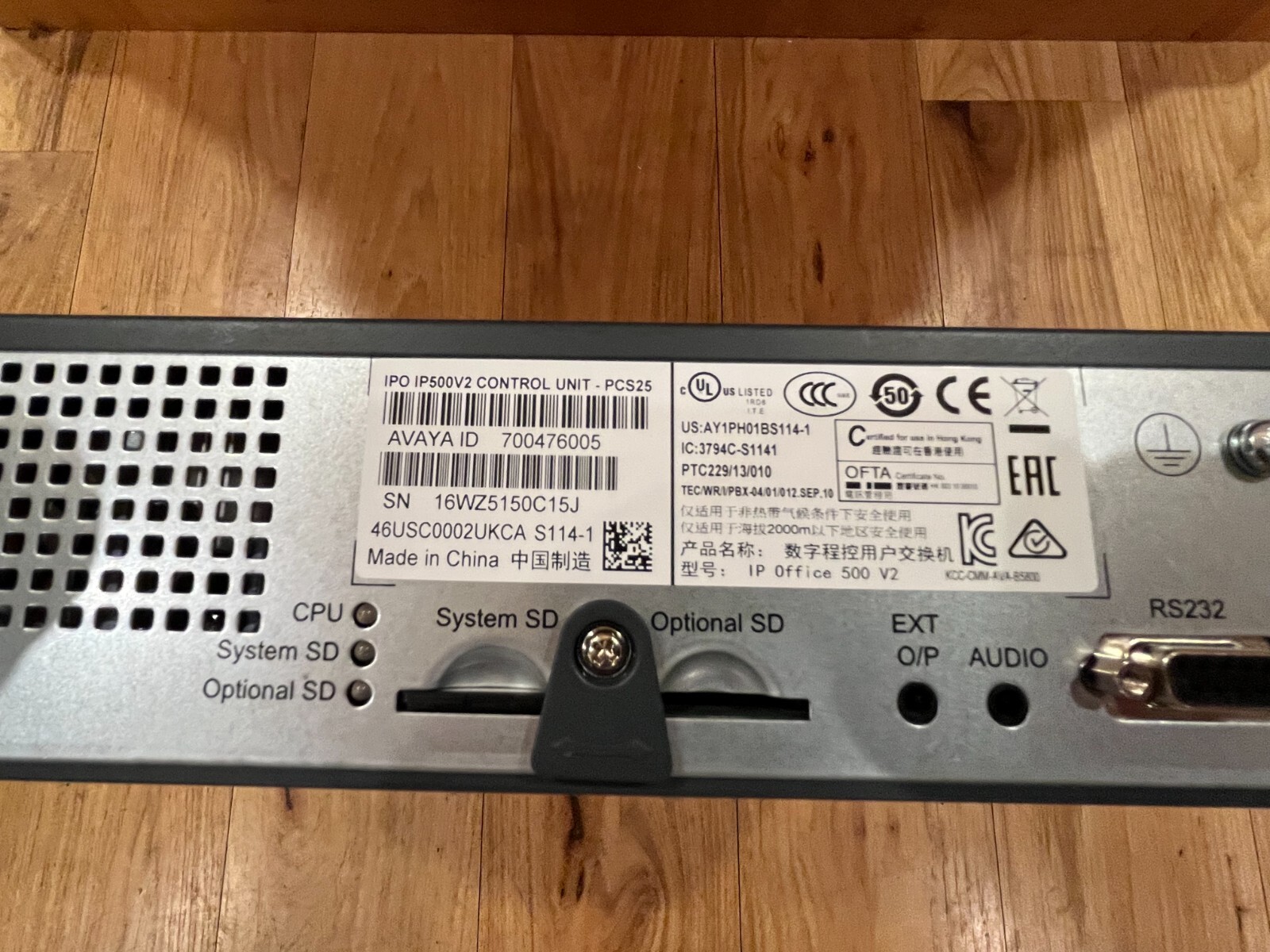 Avaya IP Office 500 V2 IP 500