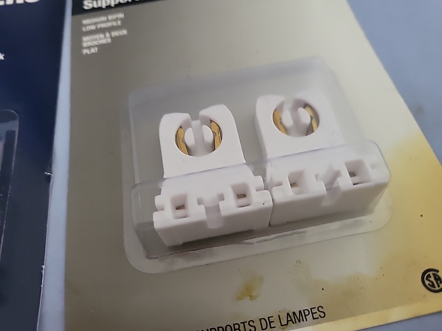 Medium Bi-Pin Fluorescent Lamp Holders - Model 4000-SIC & Another Package