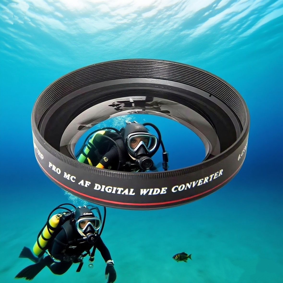 0.45x High-Definition Optical Fisheye Lens Dome Port for 67mm Seafrogs Housing