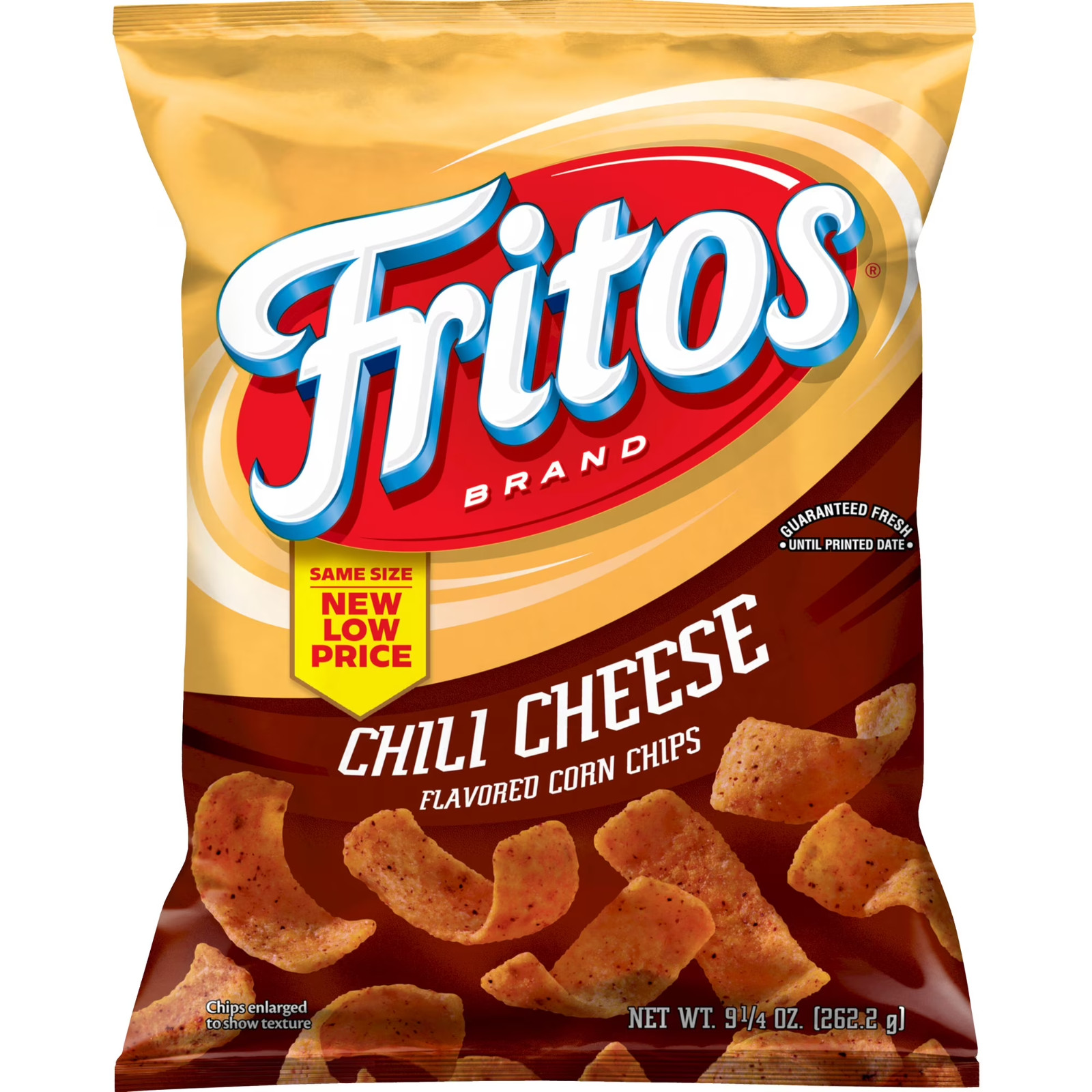Fritos Corn Chips Chili Cheese Flavored Snack Chips, 9.25 Ounce Bag