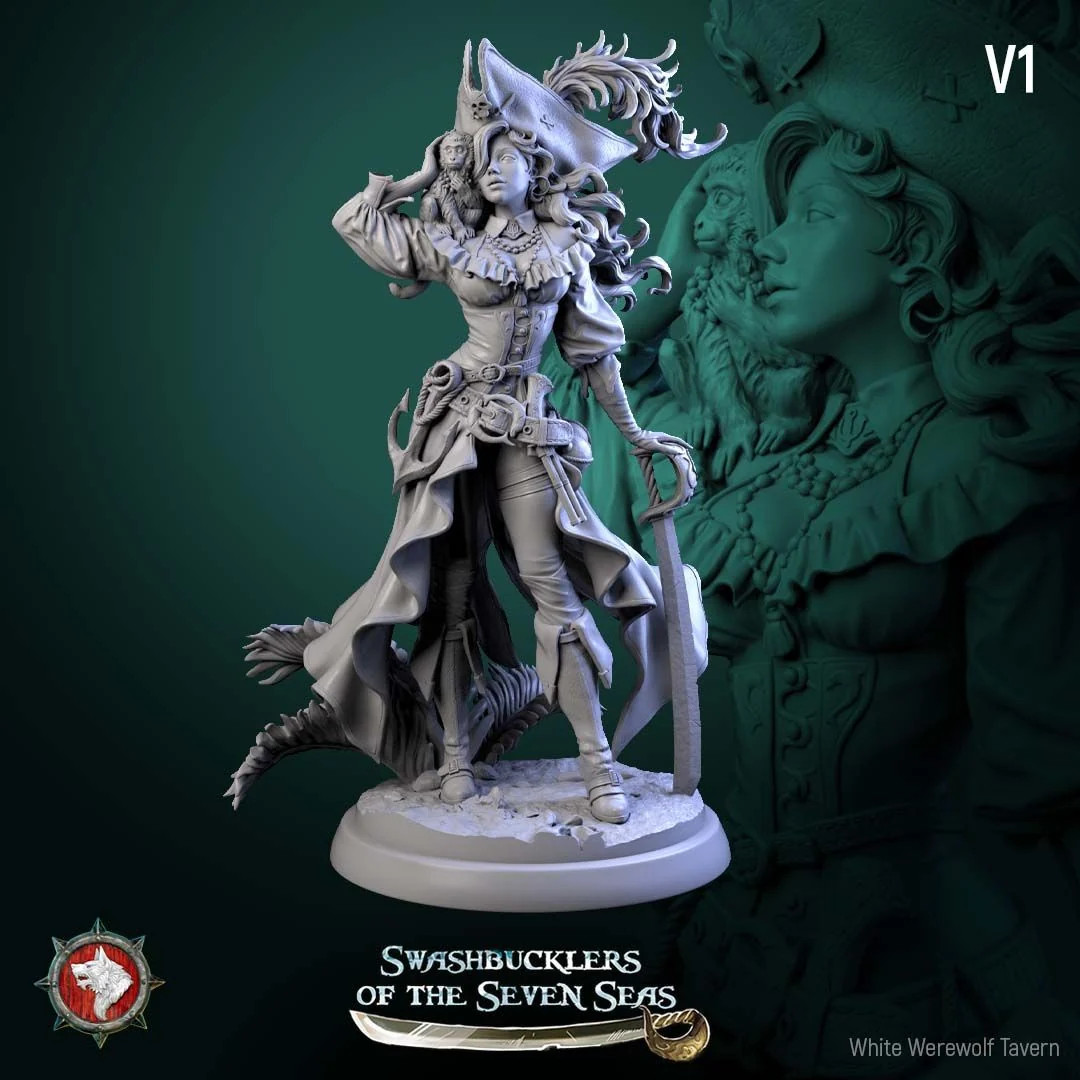 Elisa Stormbreaker - Resin Tabletop Miniature