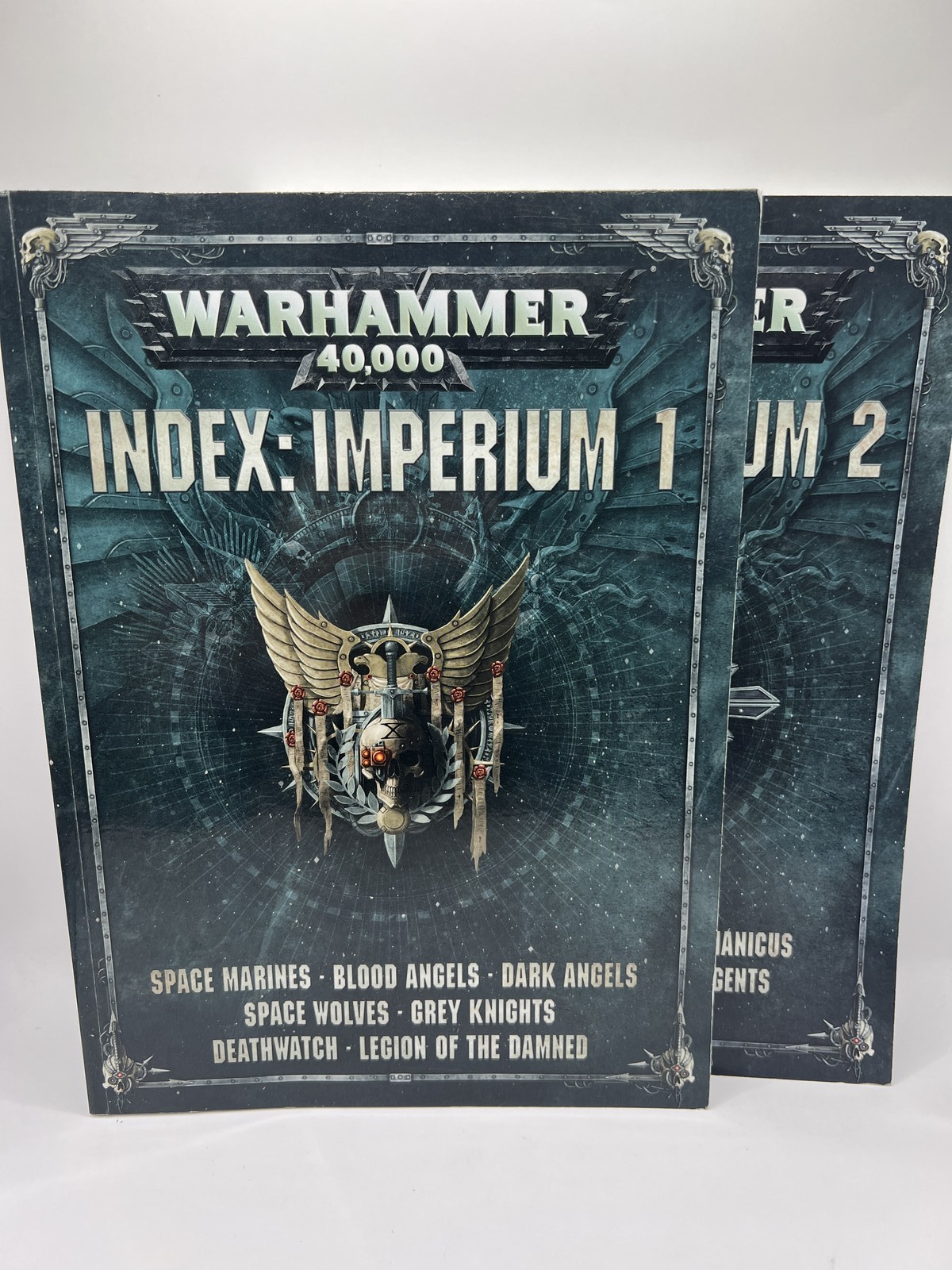 Index Imperium 1 & 2 Codex Rule Books Warhammer 40k BB-1